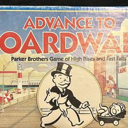 Complete Vintage 1985 Advance to Boardwalk Board Game