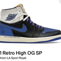 Jordan 1 Union Fragment Royal