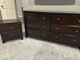 Dresser and nightstand combo