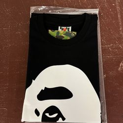 Bape Head Tee Black