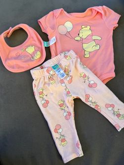 Winnie the Pooh Baby 3-Piece Outfit Set