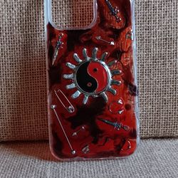 Custom-made "Yin Yang" iPhone 14 Pro Max Case