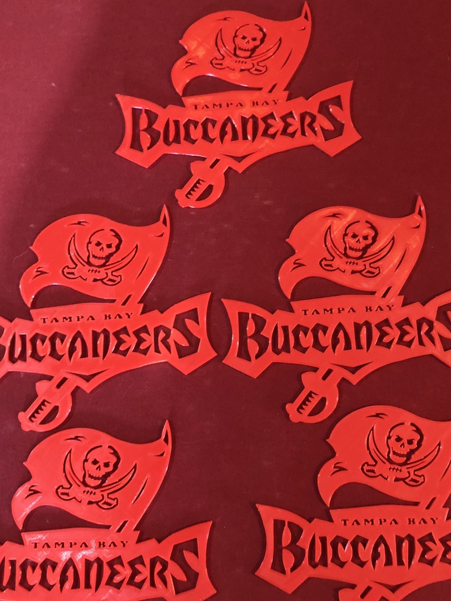 Tampa Bay Buccaneers Plastic Logos