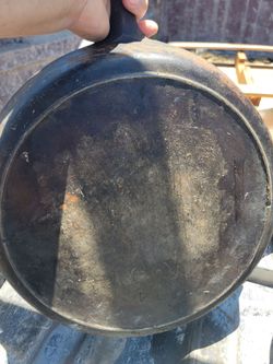 Cast iron skillets.