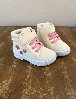 Baby Girl High-Top Sneakers