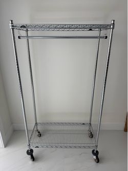 Metro Wire Rolling Clothing Rack
