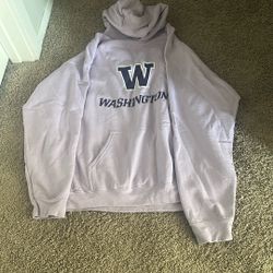 UW Light Purple Large  Hoodie 