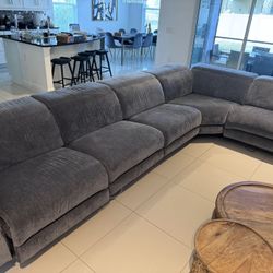  L-shaped reclining sofa