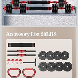 20lb dumbbell set