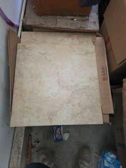 500 sf of 18x18 tile