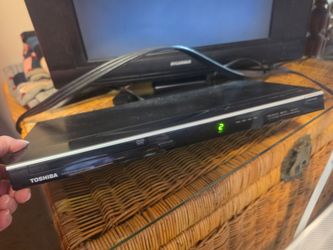 Toshiba DVD player with remote
Been using it daily! Works awesome