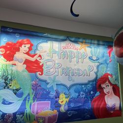 Little Mermaid Birthday Decoration