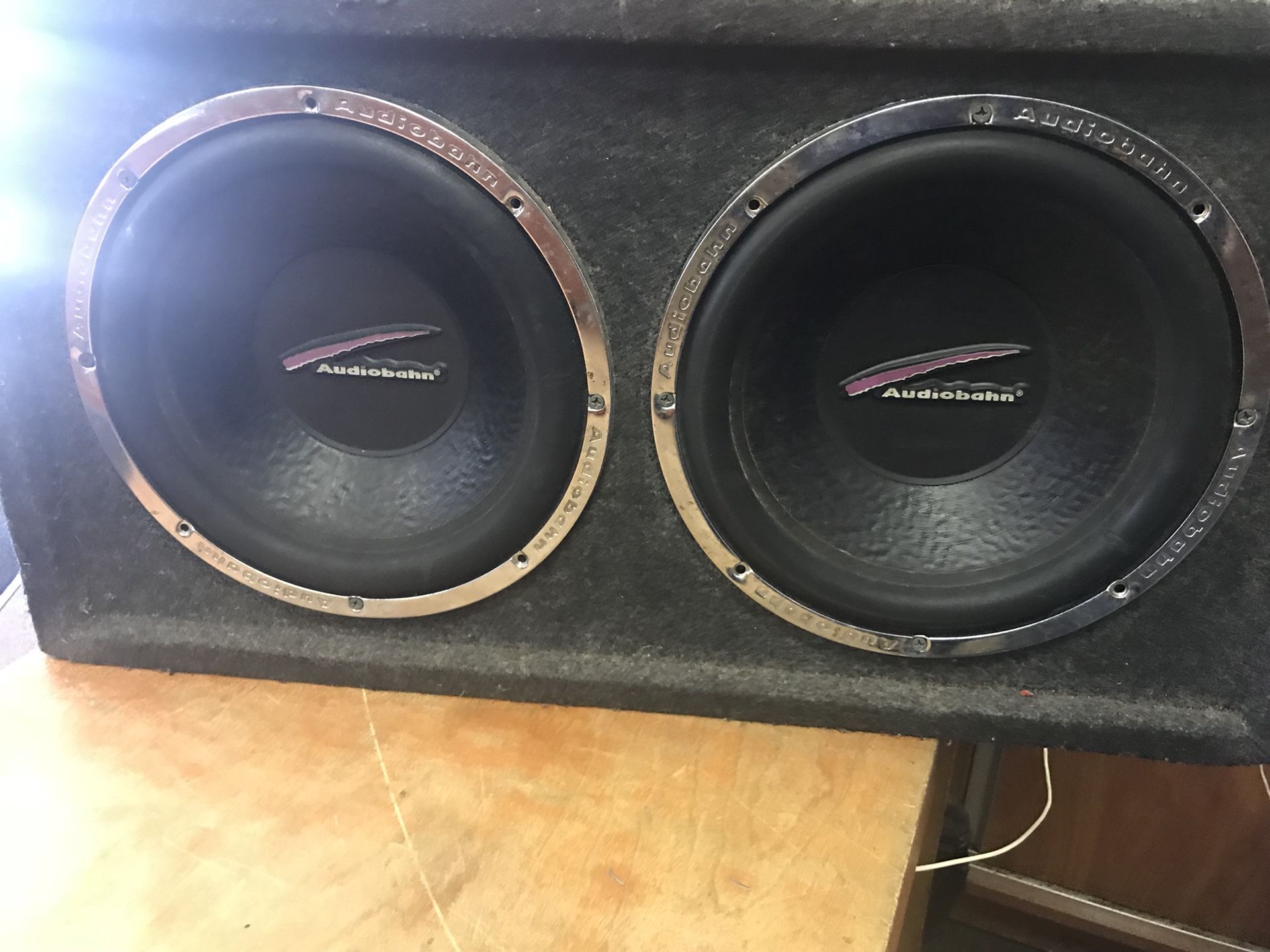 Audiobahn AW1251T Boxed 12” Subwoofers 400watts RMS