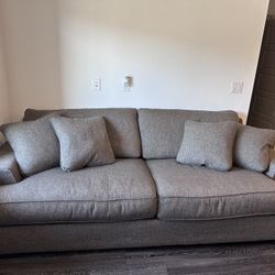 Gray Deep Loveseat/Sofa