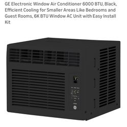 Black Air Conditioner