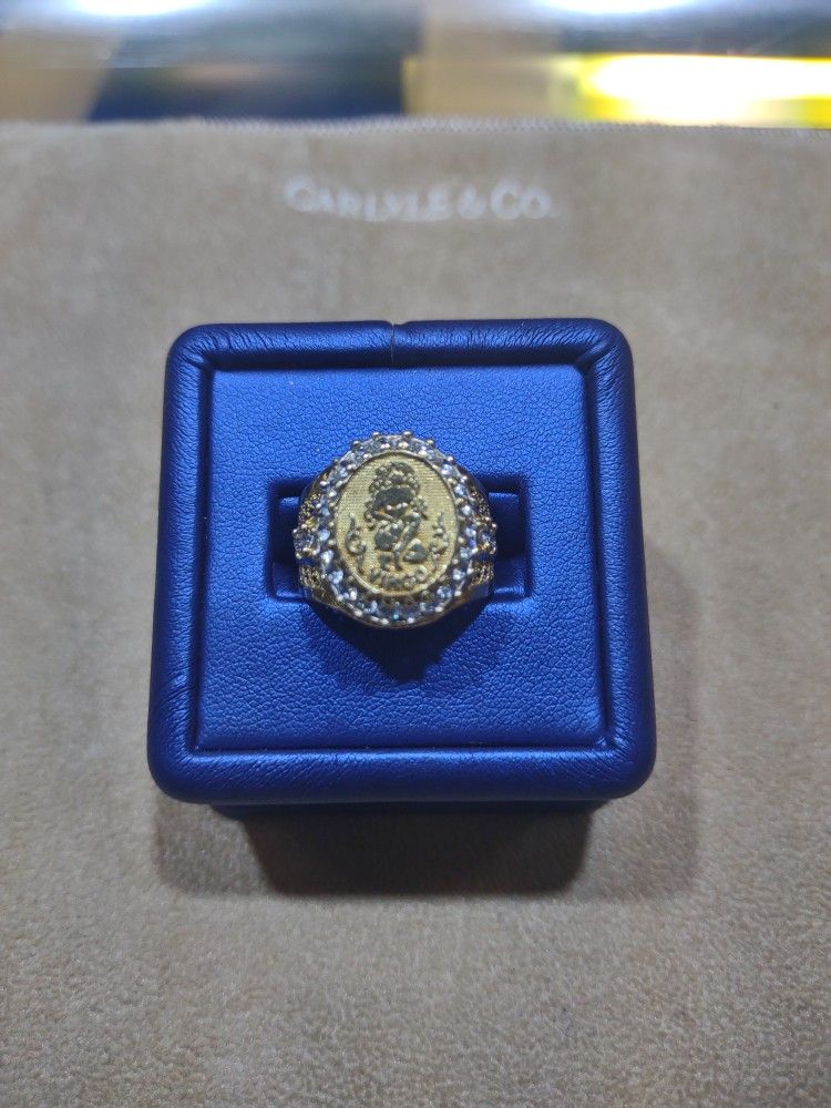 Virgo Zodiac Sign Ring