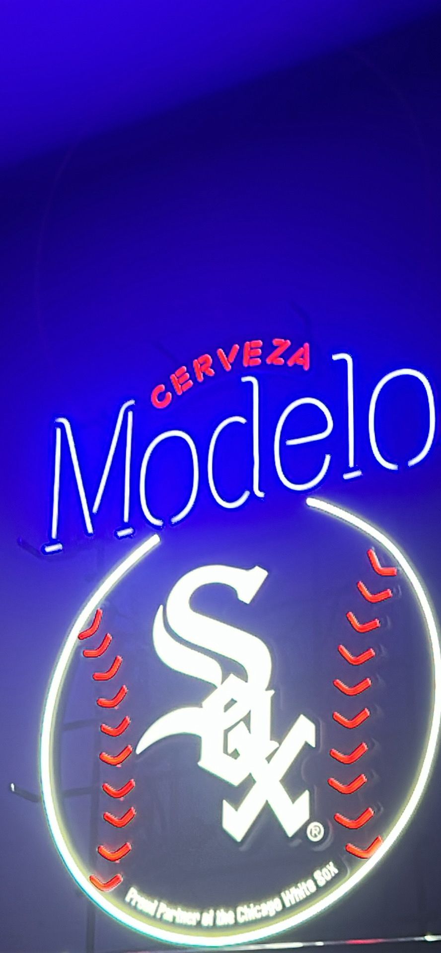 White Sox X Modelo LED sign