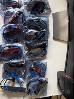 Bag of 16 pin PCIe cables