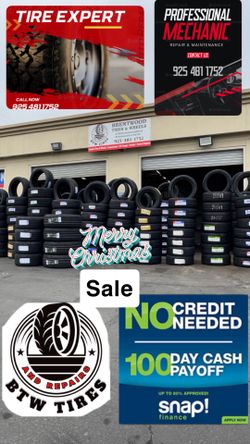 Chrimass Tires sale finance Available 