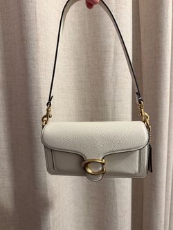 Coach Tabby Shoulder Bag 20 in Chalk