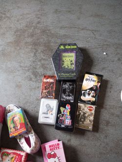 New playing cards seven of them$10 each see Des