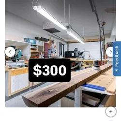 Complete Garage Lighting Package (2 LED Lights + Install)