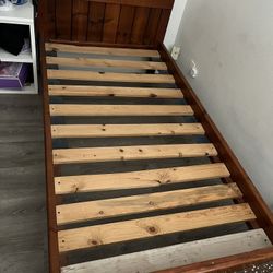 FREE Twin Wood Bed Frame With Drawers 