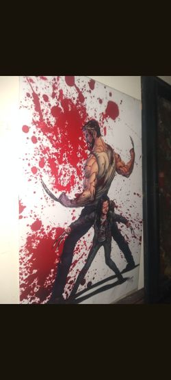 Wolverine and X-23 from artist ally comic con 2021
