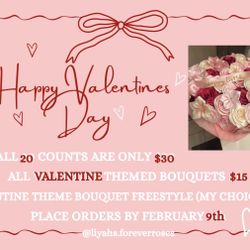 Valentine’s day Eternal Flowers