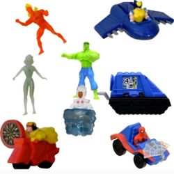 1996 Collectible McDonald's marvel superheroes happy meal toys