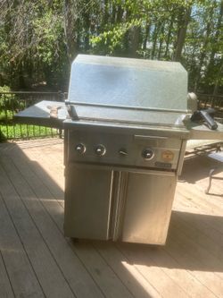 This is real Stainless steel grill.