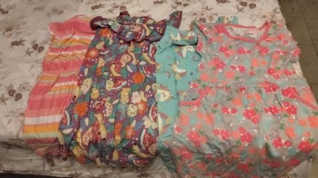 4  brand new little girls dresses size 8 $4 each