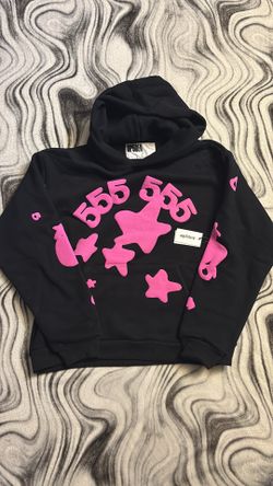 555 spider hoodie, Size Large