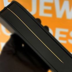 Jewelry 14k yellow gold fancy herringbone bracelet 7.25" 0.85mm width