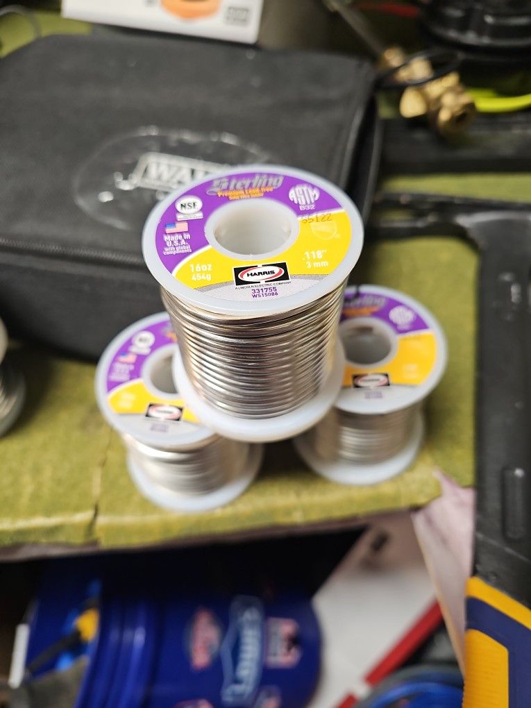 X3 16oz --SOLID CORE ELECTRICAL SOLDER - OBO