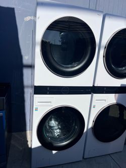 Stackable washer and dryer