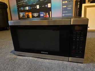 Make Offer - Samsung 1.9 cu. ft. Stainless steel Countertop Microwave with Sensor Cook