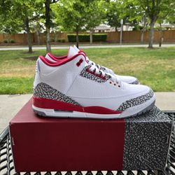 Jordan 3 Retro Cardinal Red