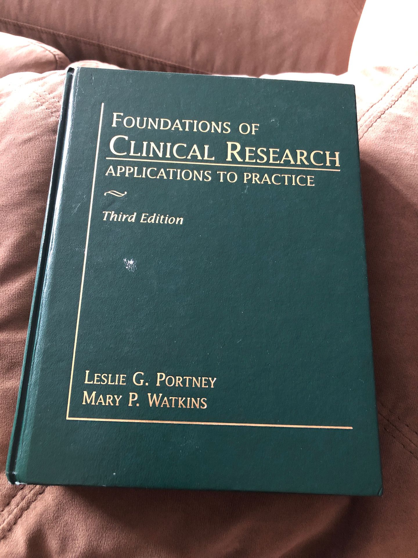 Portney and Watkins: 3rd edition