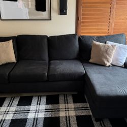 2 Black Couches