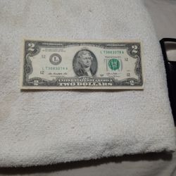 🇺🇸"$2. Dollar Bill. (33-77-888)Mix.(2013)