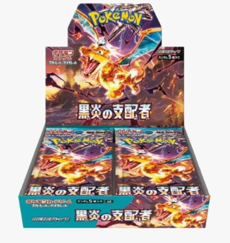 Japanese pokemon ruler of the black flame box