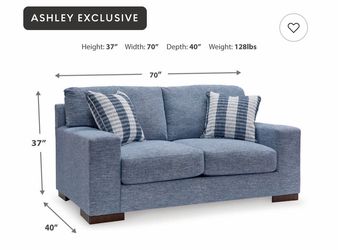 Denim Loveseat sofa