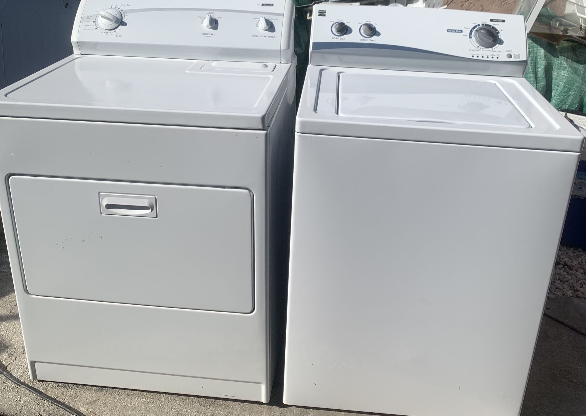 Kenmore Washer And Dryer Set Working Perfectly Fine