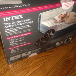 Air Mattress Queen Size W Air Motor  