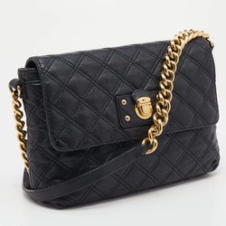 Authentic Marc Jacobs Quilted Leather Shoulder Bag