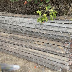 9 Rolls Of Chainlink Fencing 6 Feet High 