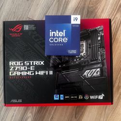 Intel i9-14900k rCPU + Z790-E Gaming WiFi II Motherboard