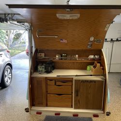 Vintage 1948 Teardrop Travel Trailer 