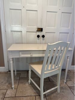 Wooden Desk and Chair